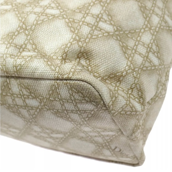 Christian Dior PVC Coated Canvas Leather Tote Bag - Picture 5 of 10